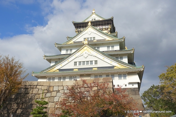 日本景點》大阪城天守閣 Osaka Castle。豐臣秀吉/日本歷史三大名城之一