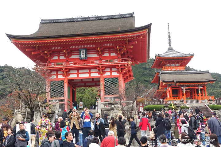 【日本京都】清水寺+地主神社+滝の家+音羽瀑布