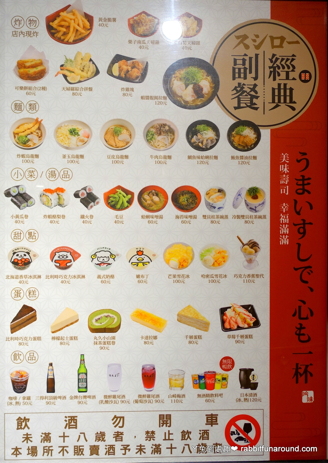 壽司郎菜單2