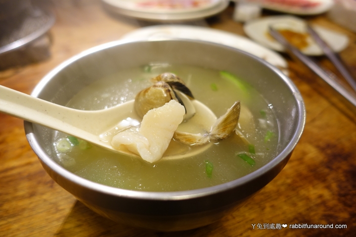 魚片蛤蜊絲瓜湯