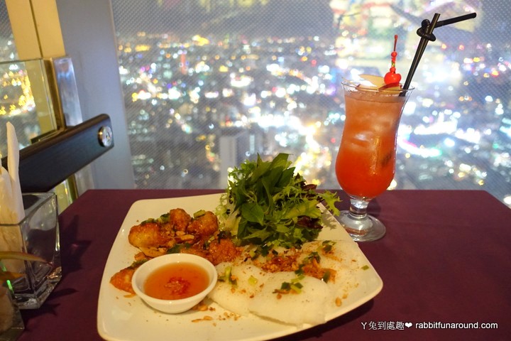 【胡志明】金融塔高空餐廳 Café EON。看夜景吃晚餐