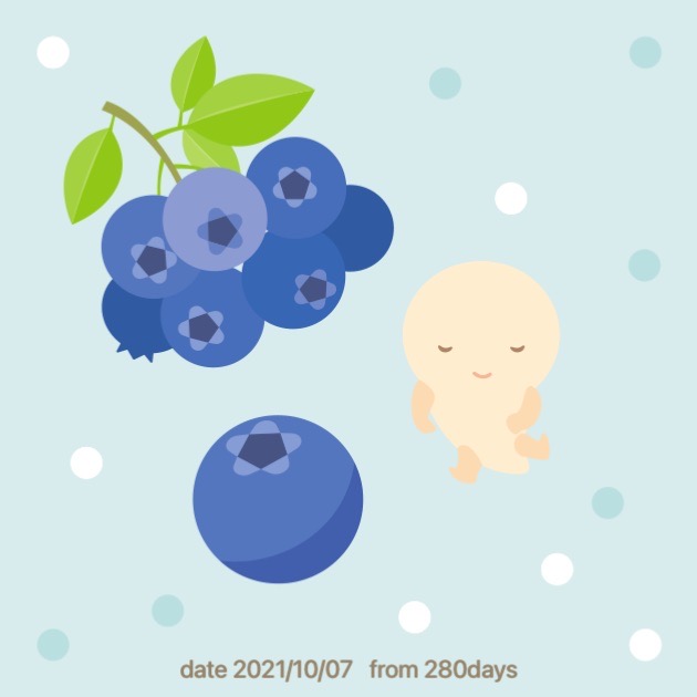 寶寶7週 小藍莓