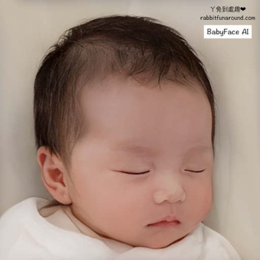 AI模擬寶寶臉蛋照