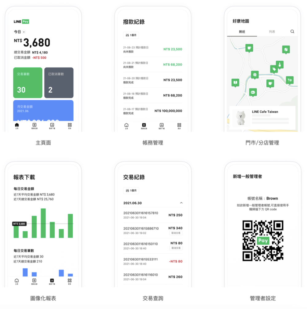 LINE Pay合作商店專用免費App