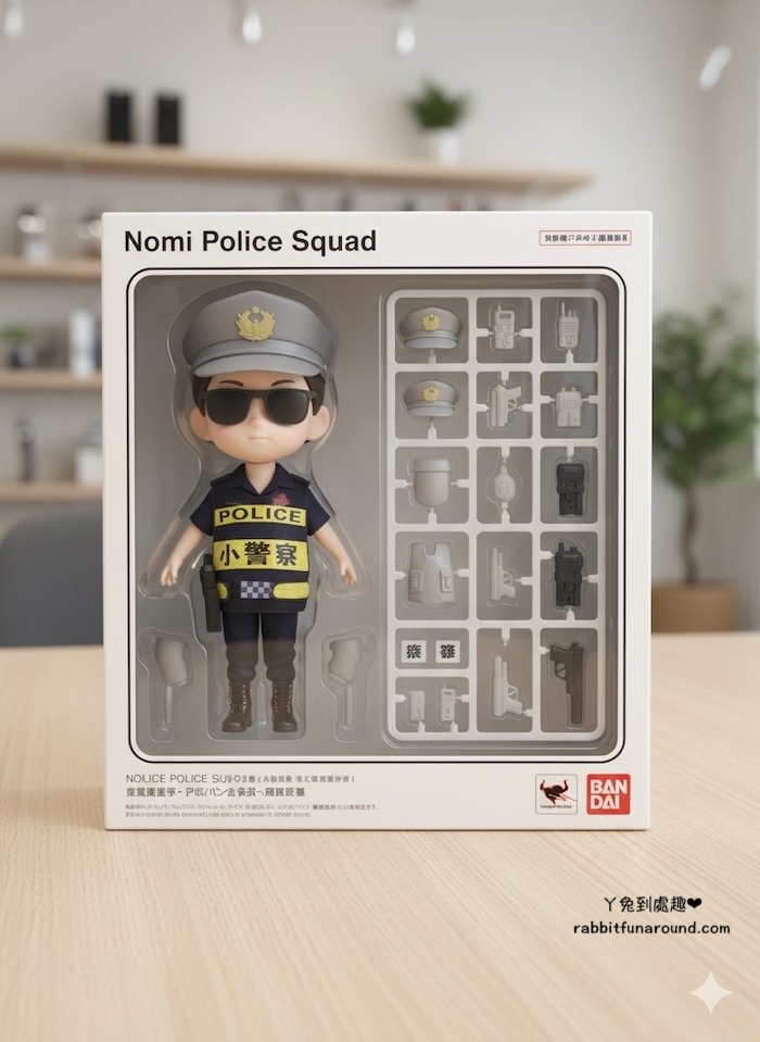 小小警察 Gemini公仔模型