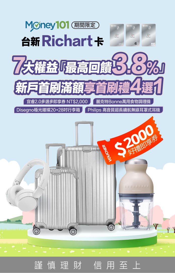 台新信用卡 首刷禮