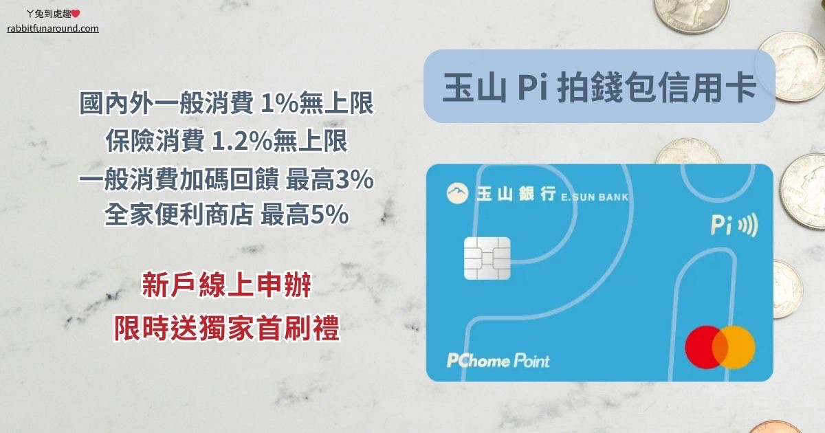 玉山 Pi 拍錢包信用卡